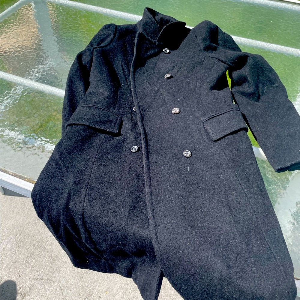 Black trench coat